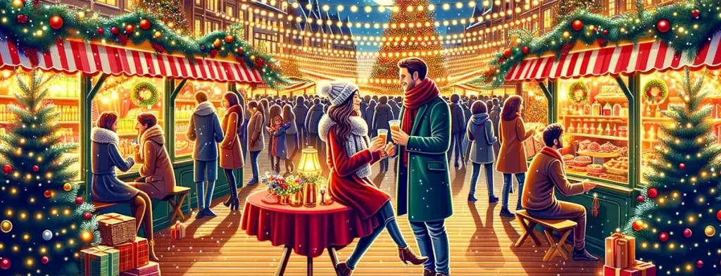 Date Ideeën voor de Winter - Bezoek een Kerstmarkt